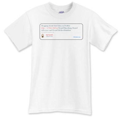 Get your favourite tweet on a tshirt