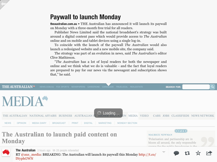 The Australian paywall